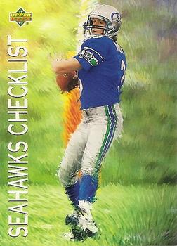 1993 Upper Deck #88 Seahawks Checklist Front