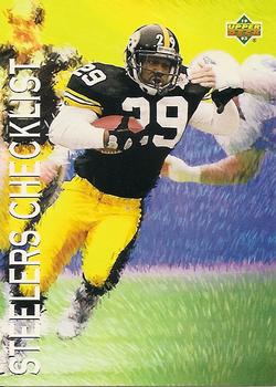 1993 Upper Deck #89 Steelers Checklist Front