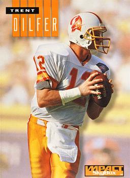 1994 SkyBox Impact - Rookie Exchange #6 Trent Dilfer Front
