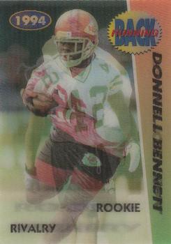 1994 Sportflics - Rookie Rivalry #RR10 LeShon Johnson / Donnell Bennett Front