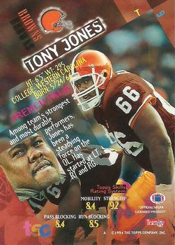 1994 Stadium Club - Super Teams Super Bowl XXIX #9 Tony Jones Back