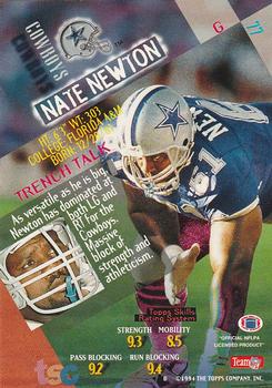 1994 Stadium Club - Super Teams Super Bowl XXIX #77 Nate Newton Back