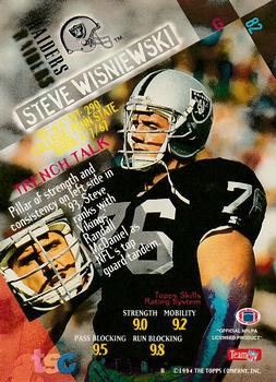 1994 Stadium Club - Super Teams Super Bowl XXIX #82 Steve Wisniewski Back