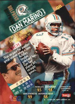 1994 Stadium Club - Super Teams Super Bowl XXIX #200 Dan Marino Back