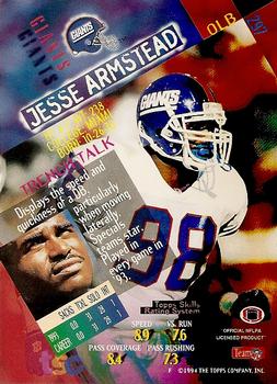 1994 Stadium Club - Super Teams Super Bowl XXIX #297 Jessie Armstead Back