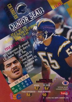 1994 Stadium Club - Super Teams Super Bowl XXIX #390 Junior Seau Back