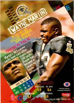 1994 Stadium Club - Super Teams Super Bowl XXIX #482 Wayne Martin Back