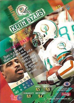 1994 Stadium Club - Super Teams Super Bowl XXIX #534 Keith Byars Back