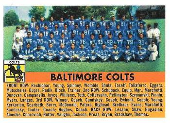 1994 Topps Archives 1956 #48 Baltimore Colts Front