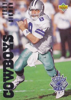 1993 Upper Deck - America's Team #AT8 Troy Aikman Front