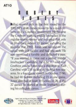 1993 Upper Deck - America's Team #AT10 Robert Jones Back