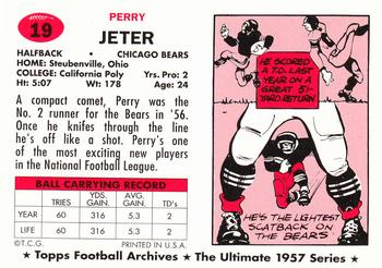 1994 Topps Archives 1957 #19 Perry Jeter Back