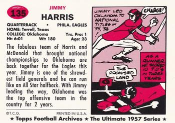 1994 Topps Archives 1957 #135 Jimmy Harris Back