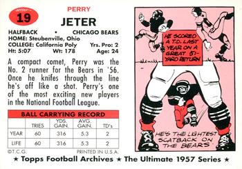 1994 Topps Archives 1957 - Gold #19 Perry Jeter Back