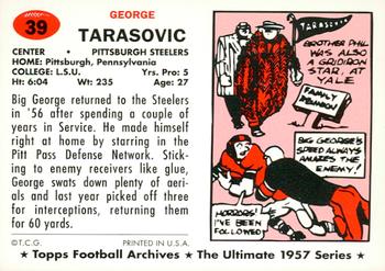 1994 Topps Archives 1957 - Gold #39 George Tarasovic Back