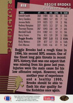 1994 Upper Deck - Predictors Exchange: League Leaders #R18 Reggie Brooks Back