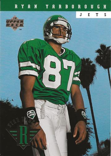 1994 Upper Deck Authenticated Star Rookies 3x5 #10 Ryan Yarborough Front