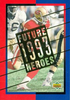 1993 Upper Deck - Future Heroes #NNO Ricky Watters Front