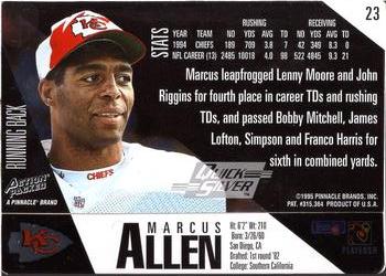 1995 Action Packed - Quick Silver #23 Marcus Allen Back