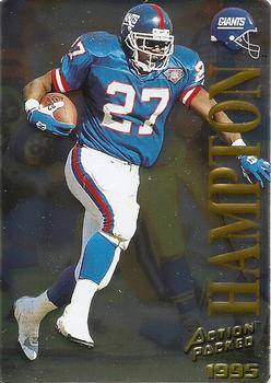 1995 Action Packed - Quick Silver #25 Rodney Hampton Front