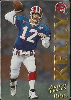 1995 Action Packed - Quick Silver #28 Jim Kelly Front