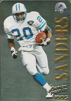 1995 Action Packed - Quick Silver #31 Barry Sanders Front