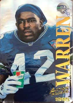 1995 Action Packed - Quick Silver #32 Chris Warren Front