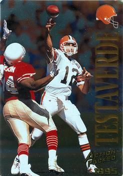 1995 Action Packed - Quick Silver #45 Vinny Testaverde Front