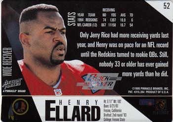 1995 Action Packed - Quick Silver #52 Henry Ellard Back