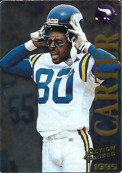 1995 Action Packed - Quick Silver #53 Cris Carter Front