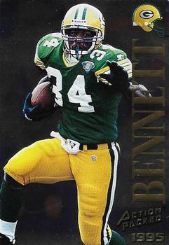 1995 Action Packed - Quick Silver #68 Edgar Bennett Front