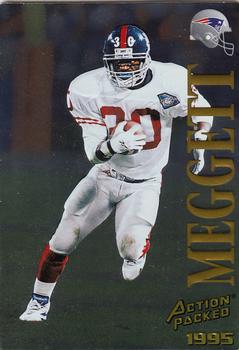 1995 Action Packed - Quick Silver #95 Dave Meggett Front