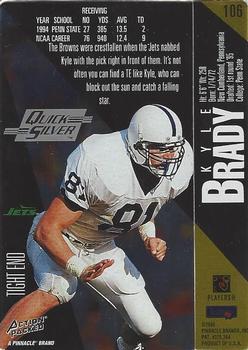 1995 Action Packed - Quick Silver #106 Kyle Brady Back