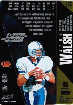 1995 Action Packed - Quick Silver #122 John Walsh Back