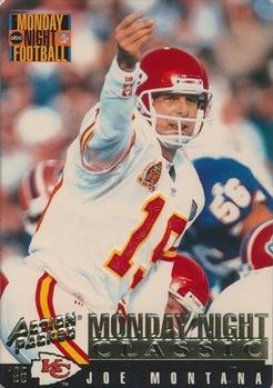 1995 Action Packed Monday Night Football #125 Joe Montana Front