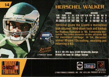 1995 Action Packed Monday Night Football #14 Herschel Walker Back