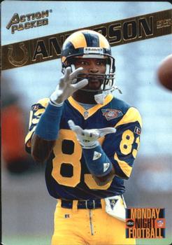 1995 Action Packed Monday Night Football #25 Flipper Anderson Front
