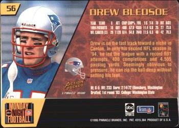 1995 Action Packed Monday Night Football #56 Drew Bledsoe Back
