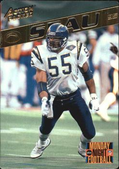 1995 Action Packed Monday Night Football #63 Junior Seau Front