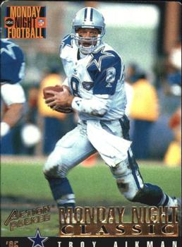 1995 Action Packed Monday Night Football #107 Troy Aikman Front