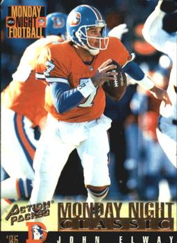 1995 Action Packed Monday Night Football #108 John Elway Front