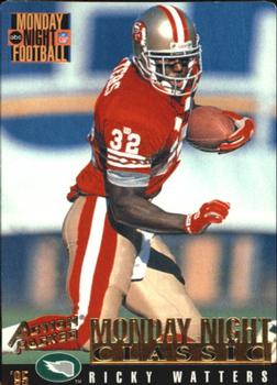 1995 Action Packed Monday Night Football #124 Ricky Watters Front