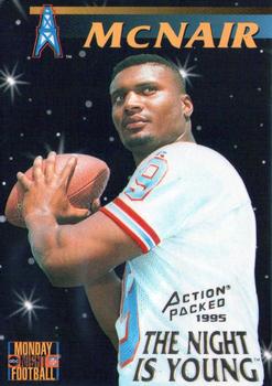 1995 Action Packed Monday Night Football #83 Steve McNair Front