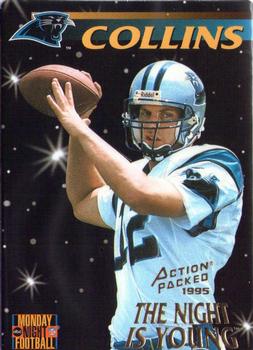 1995 Action Packed Monday Night Football #85 Kerry Collins Front
