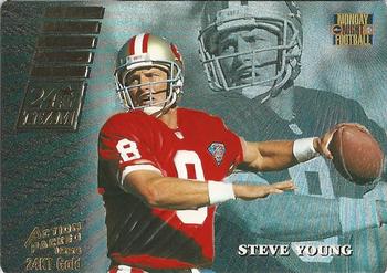 1995 Action Packed Monday Night Football - 24K Gold #5 Steve Young Front