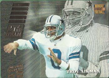 1995 Action Packed Monday Night Football - 24K Gold #7 Troy Aikman Front