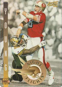1995 Action Packed Monday Night Football - Night Flight #1 Steve Young Front