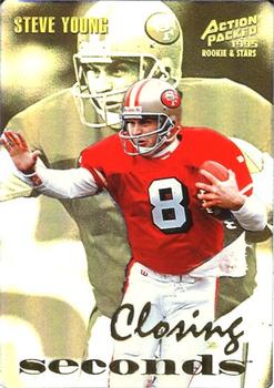 1995 Action Packed Rookies & Stars - Closing Seconds #2 Steve Young Front