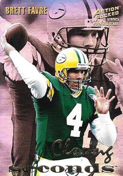 1995 Action Packed Rookies & Stars - Closing Seconds #6 Brett Favre Front