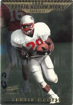 1995 Action Packed Rookies & Stars - Stargazers #90 Curtis Martin Front